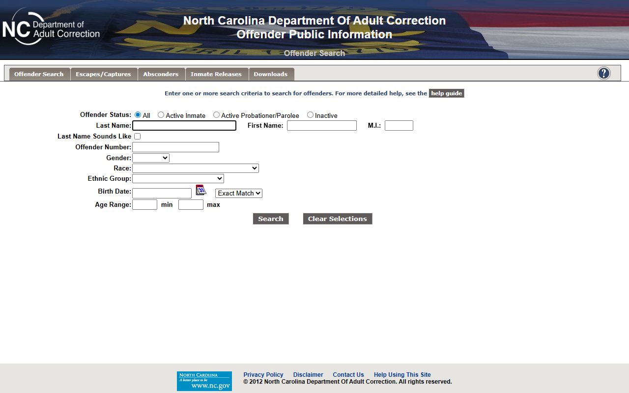 NCDAC locator used after Davie County inmate records move to state custody